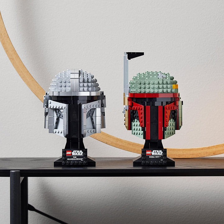 Model LEGO Star Wars Mandalorian Helmet, decorațiune de colecție pentru cameră și un cadou minunat pentru adulți, kit, bărbați, femei, mamă, tată, idee de cadou de colecție 75328 Seturi de constructie Besuche den LEGO-Store