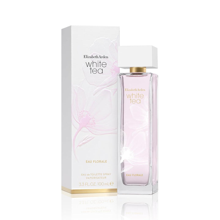 Elizabeth Arden - White Tea Eau Florale Eau De Toilette, Parfum Feminin și Delicat, Cu Flori Frumoase și Ingrediente Bogate - Parfum pentru Femei - 50 ml