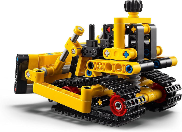 Buldozer greu LEGO Technic, buldozer de jucărie de construit, de adăugat la șantierul tău de construcții, jucărie de construcții pentru copii, cadou tehnologic pentru băieți și fete de la 7 ani 42163 Seturi de constructie Besuche den LEGO-Store
