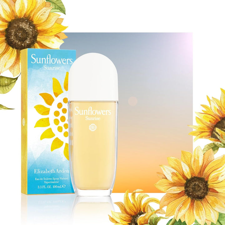 Elizabeth Arden – Sunflowers Sunrise, Apă de toaletă spray, parfum floral și fructat, parfum de lux pentru femei – 100 ml