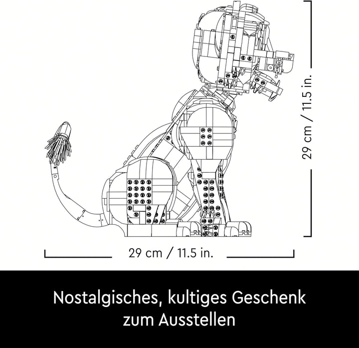 Lego Ç€ Disney Simba, tânărul rege al leilor, jucărie de construit pentru colecționat cu figurine creative de animale, activitate relaxantă pentru adulți, idee de cadou pentru femei 43247 Seturi de constructie Besuche den LEGO-Store