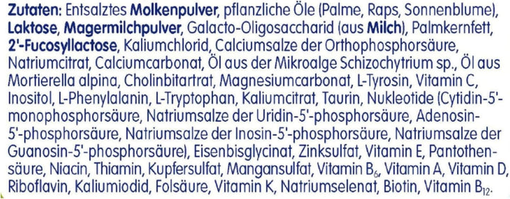 Humana Initial Milk 1, de la naștere, lapte praf pentru laptele pentru sugari, pe lângă laptele matern sau ca unică hrană pentru bebeluși, hrană inițială numai cu DHA și lactoză, 750 g Mama si Copilul Naty Shop