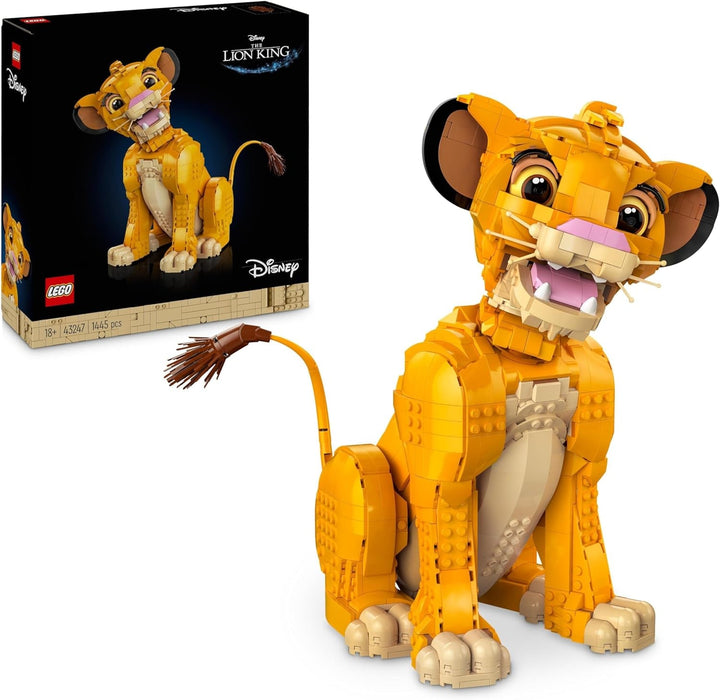 Lego Ç€ Disney Simba, tânărul rege al leilor, jucărie de construit pentru colecționat cu figurine creative de animale, activitate relaxantă pentru adulți, idee de cadou pentru femei 43247 Seturi de constructie Besuche den LEGO-Store Titlu implicit