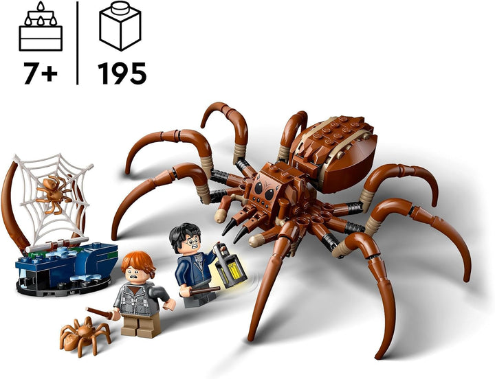 LEGO Harry Potter Aragog în Pădurea Interzisă, set de joacă fantasy cu păianjen, creatură mitică, 2 minifigurine, cadou magic pentru băieți, fete și fani cu vârsta peste 7 ani 76434 Seturi de constructie Besuche den LEGO-Store