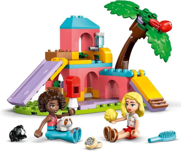 Loc de joacă pentru porcușorul de Guineea LEGO Friends, set de construcție și joacă pentru jocuri de rol imaginative cu 2 minifigurine și 2 animale, jucărie pentru fete de la 5 ani, set de animale 42640 Seturi de constructie Besuche den LEGO-Store
