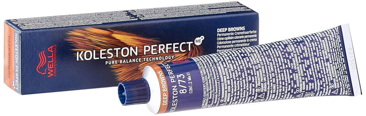 Wella Koleston Perfect ME+ 4/77 Castaniu mediu intensiv 60 ml Vopsea pentru par Naty Shop 8/73 60 Ml (1 pachet)