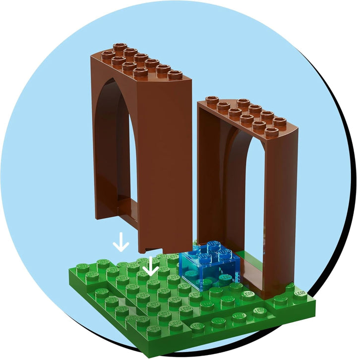 LEGO Marvel Showdown at the Treehouse: Spidey-Rex Vs. Gobby-Raptor, Set de construit și jucat cu dinozauri, cadou cu dinozauri de jucărie pentru băieți și fete cu vârsta peste 4 ani, Spidey și super prietenii săi 11200 Seturi de constructie Besuche den LEGO-Store