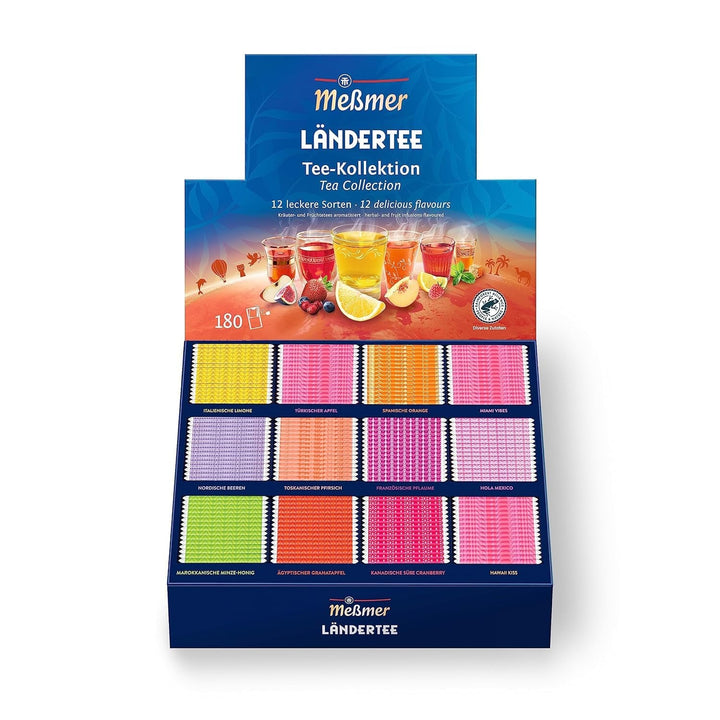 Ceai Meßmer Ländertee | Fructe de pădure nordice | 20 pliculețe de ceai | Fără gluten | Fără lactoză | Vegan