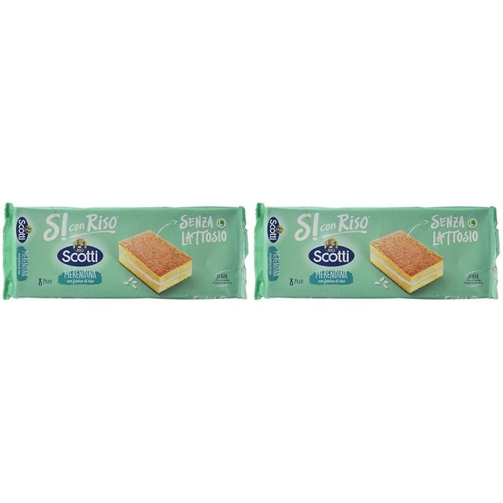 Da cu orez - Gustări cu făină de orez - Gustări fără lactoză, fără ulei de palmier - 8 porții