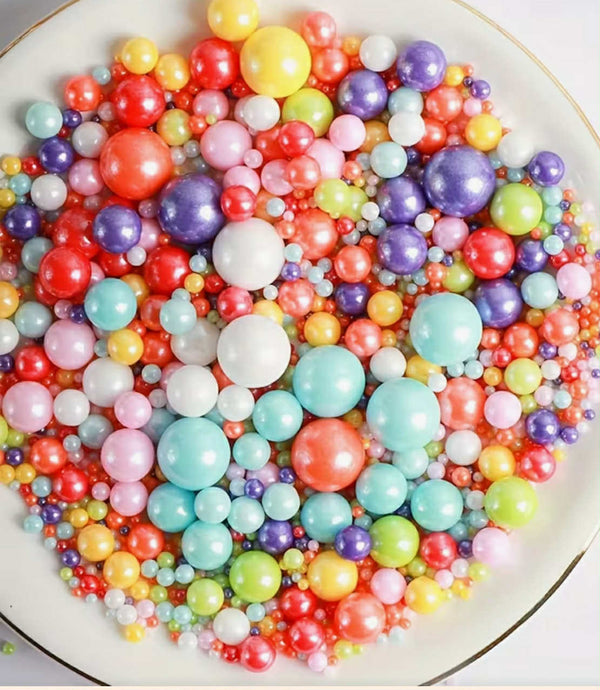 Sypání mix duhových barev a velikostí, 85g