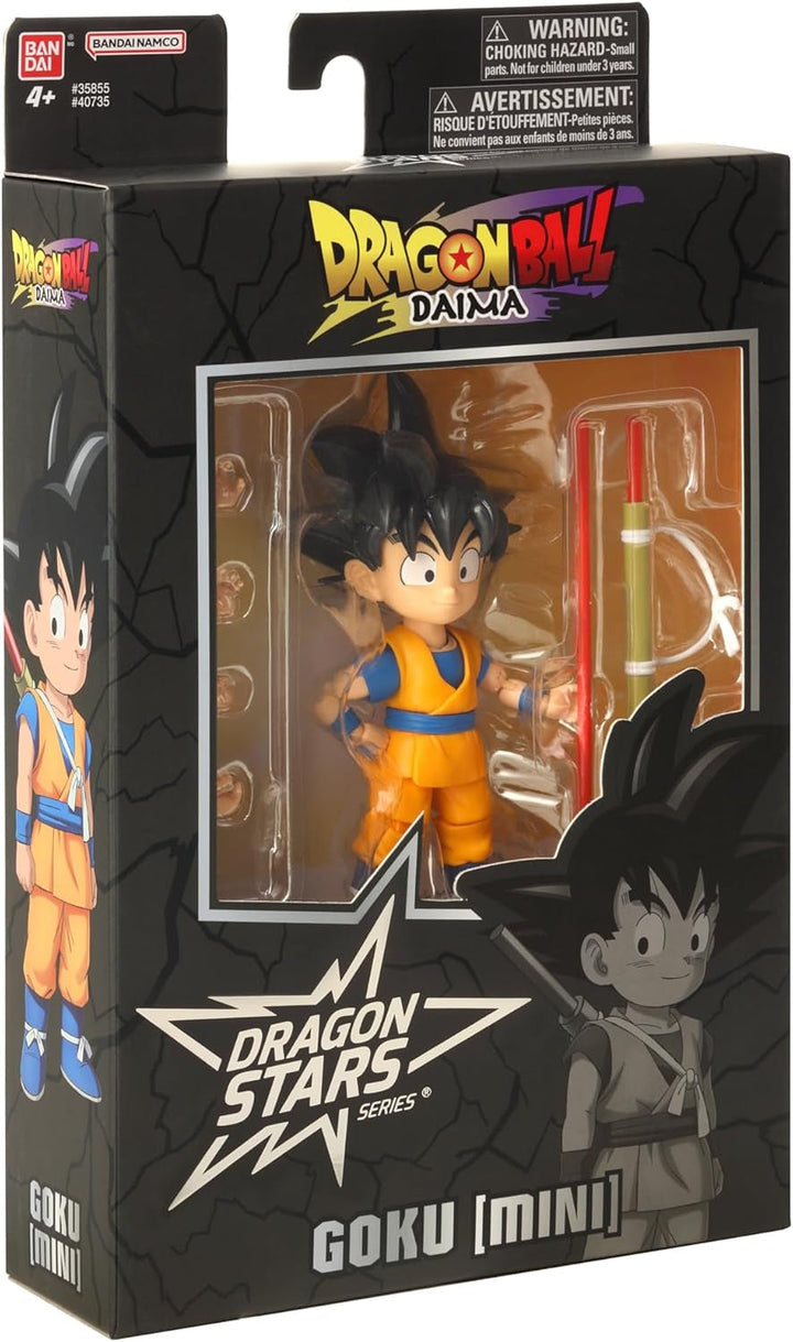 BANDAI - Dragon Ball Daima Kid Goku - Figură Dragon Star 17 cm - Figură Kid Goku cu accesorii - Licență oficială Dragon Ball - Figură mini Goku mobilă - Jucărie de la 4 ani - 40735 Action figures Naty Shop