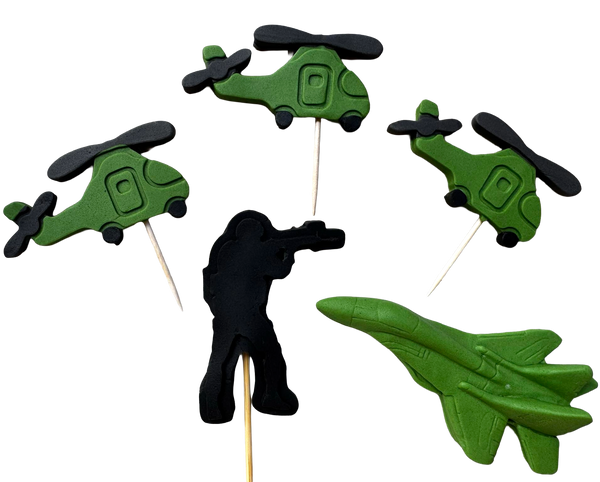 Sada 5 jedlých dekorací, RO Army