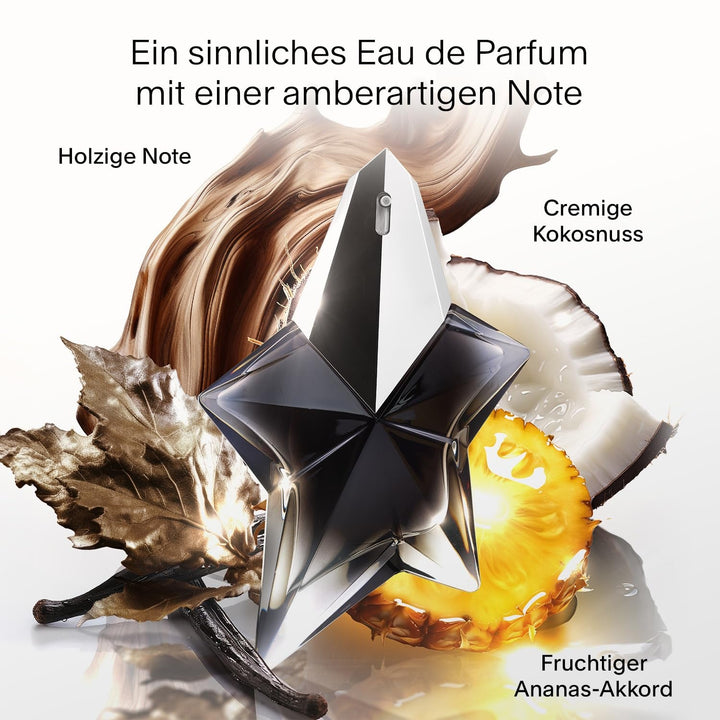 MUGLER Angel Fantasm Eau De Parfum, Parfum pentru femei, Parfum gurmand fructat cu note de chihlimbar, Violet și senzual, Reîncărcabil