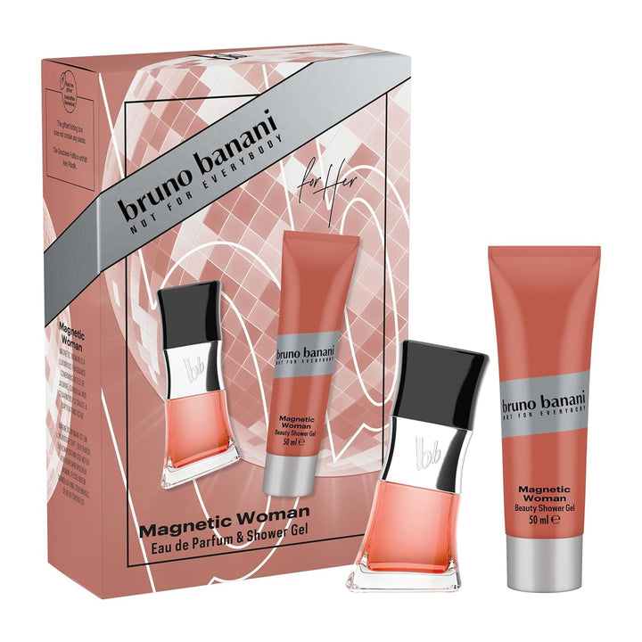 Bruno Banani Magnetic Woman – Apă de parfum – Parfum de damă Amber Gourmand – 1 pachet (1 x 50 ml)