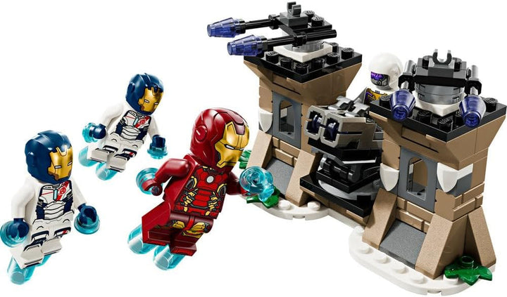 LEGO Marvel Iron Man & Iron Legion Vs. Hydra Soldier, Avengers Building Toy, Creative Playset pentru copii și fanii supereroilor, cadou pentru băieți și fete de la 6 ani 76288 Seturi de constructie Besuche den LEGO-Store
