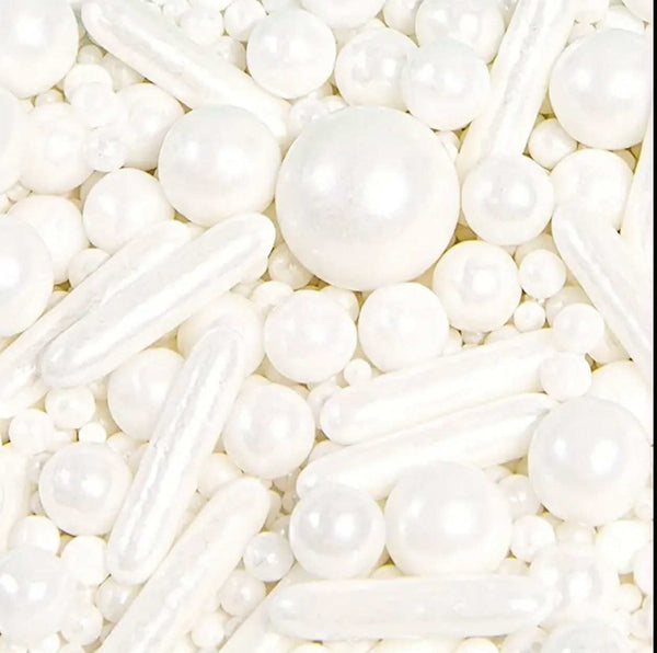 Sypání bílé, smíšené velikosti, 85g