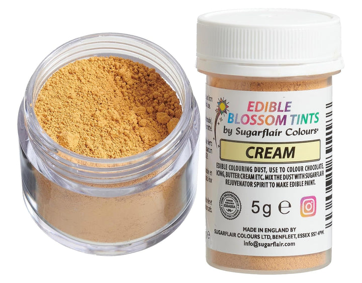 Sugarflair Blossom Tint Dust Pudră Colorantă Alimentară Cremă - Pudră Colorantă Alimentară pentru Decoruri de Tort, Pastă de Zahăr, Fondant, Glazură, Ciocolată, Cremă de Unt, Macarons și Mai Multe - 5G