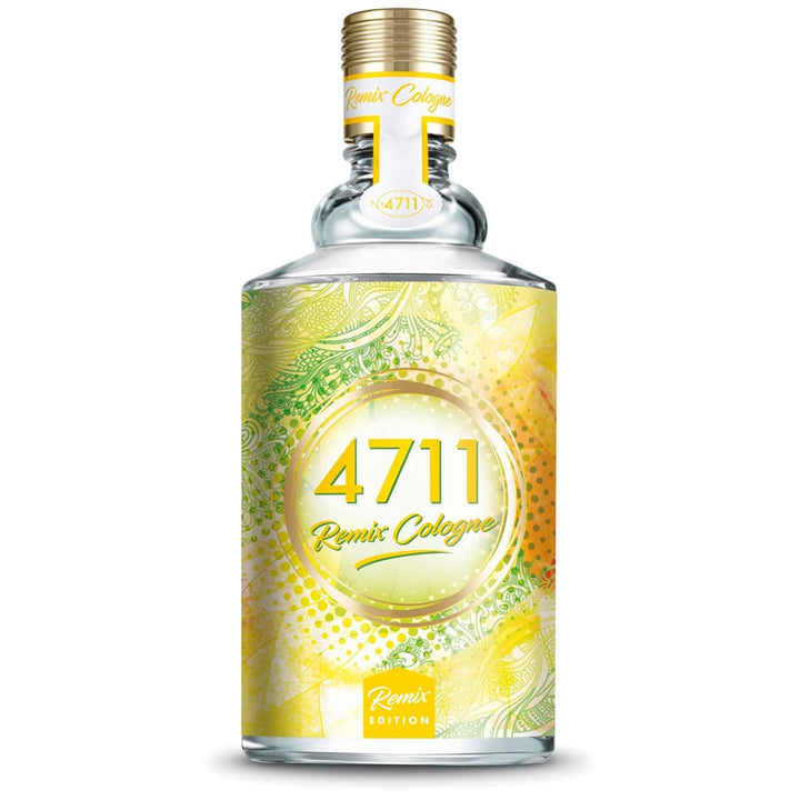 4711® Remix Cologne Lemon - Urban Summer | Apă de colonie - Fructată - Strălucitoare - Sălbatică - Prospețimea vibrantă a lămâii, remixată recent pentru vară! | Vaporizator spray natural 100 ml