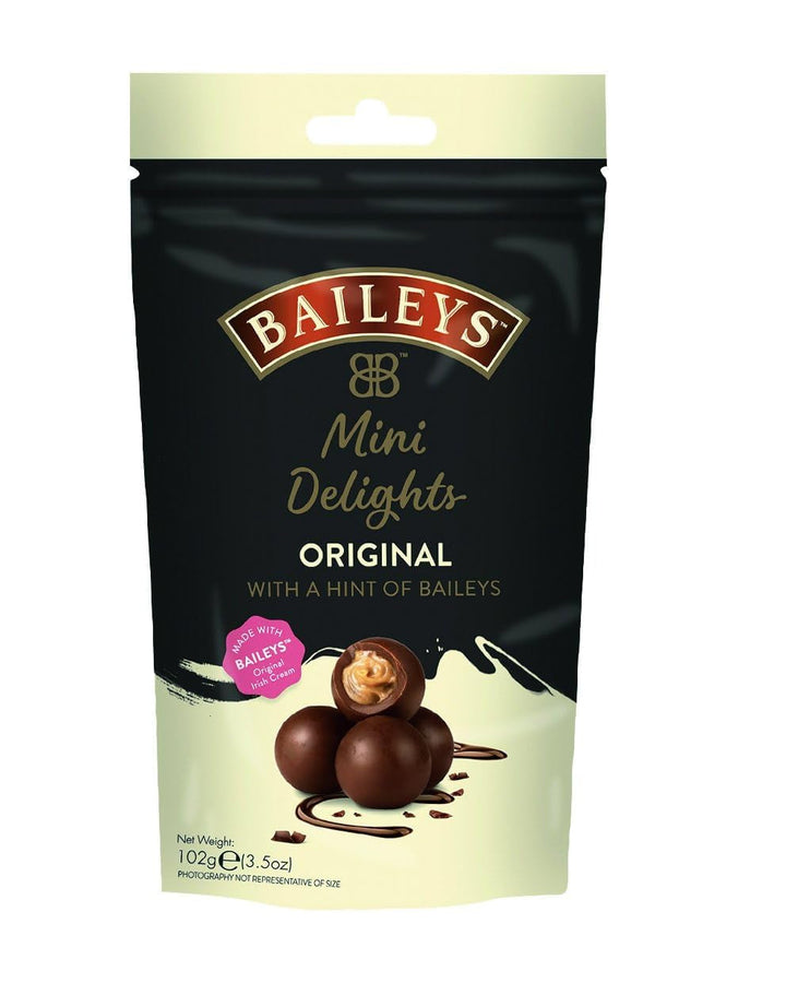 Baileys Chocolate Mini Delights Strawberries & Cream | 1 X 102 G | Zartschmelzende Mini-Pralinen | Pralinen Geschenk | Gefüllt Mit Baileys Likör Naty Shop 102 G (1 Pack) Original
