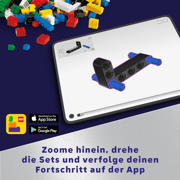 LEGO Technic Vtol transportor spațial LT81, set de construcție spațială, jucărie spațială, navă spațială, set de joacă cu mini-rover, cadou pentru băieți și fete cu vârsta peste 10 ani 42181 Seturi de constructie Besuche den LEGO-Store