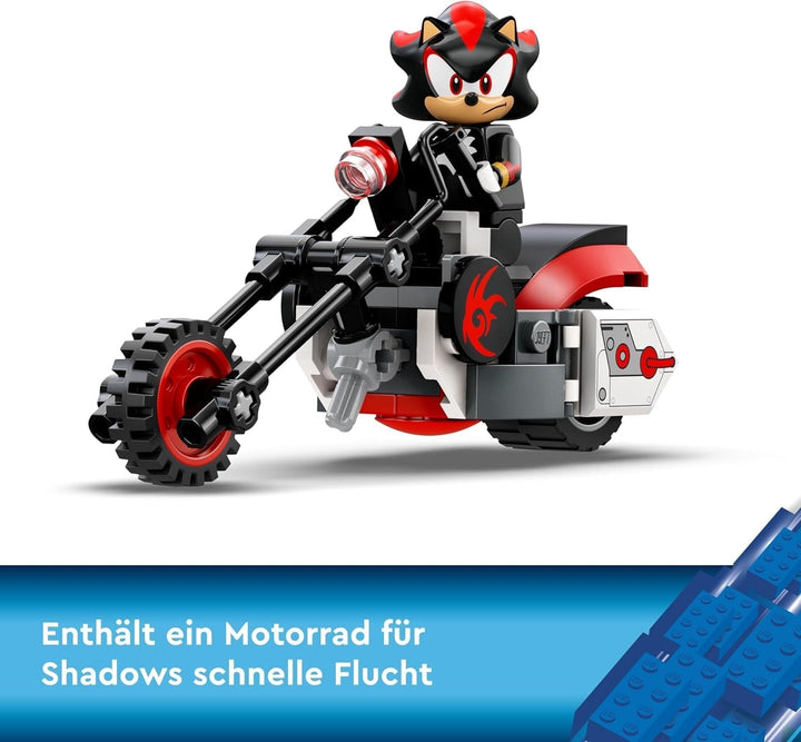 LEGO Sonic the Hedgehog Shadow the Hedgehog Escape, set cu motocicletă de jucărie și figuri din jocul video, cadou pentru gameri și fani de la 8 ani, articol fan pentru băieți și fete 76995 Seturi de constructie Besuche den LEGO-Store