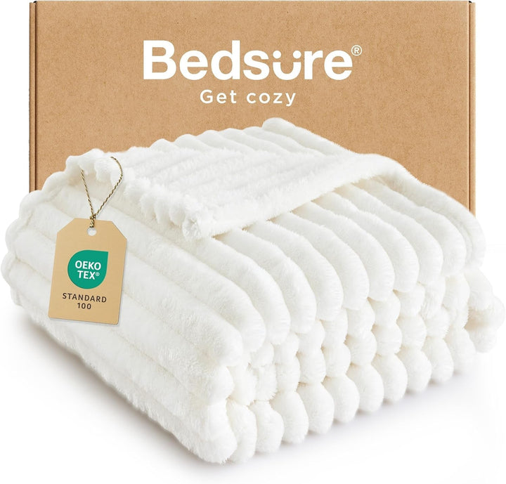 BEDSURE Sage Green Fleece Throw Blanket pentru canapea - pături confortabile super moi pentru femei, pătură mică drăguță pentru fete, 127 X 152 Cm Paturi si Cuverturi Besuche den BEDSURE-Store Grădină albă/opulentă Tricoul Xl (50" X 70")