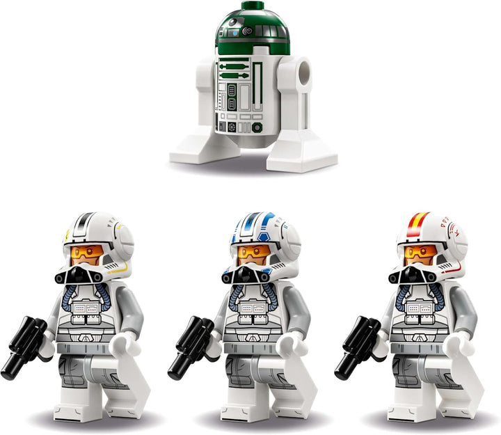 Jucărie LEGO Star Wars 75402 ARC-170 Starfighter cu 4 minifigurine, inclusiv pilot clonă și droid R4-P44, piesă de colecție, cadou pentru fanii Răzbunării Sith și băieți și fete cu vârsta de peste 9 ani Seturi de constructie Besuche den LEGO-Store