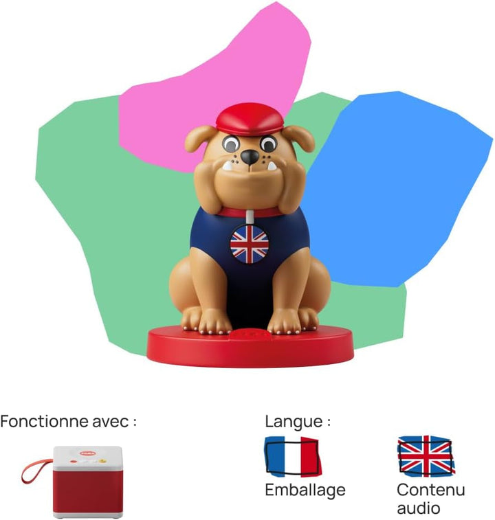 Personaj cu sunet - It's gone, Happy English - muzică, cântece și sunete - jucărie, conținut educațional, versiune franceză, copii pentru toate vârstele Jucarii Bebe Naty Shop