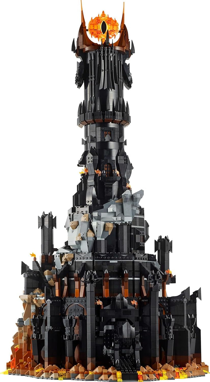 LEGO Icons Stăpânul Inelelor: Barad-Door, set de construcție pentru adulți cu minifigurinele Sauron, Gothmog, Orc, Frodo, Sam și Gollum, Memorabilia filmului, piesă de colecție pentru fani 10333 Seturi de constructie Besuche den LEGO-Store