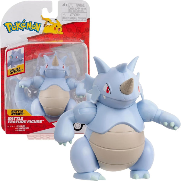 Pokémon PKW3418 - Battle Feature Figure - Rizeros, figură mobilă oficială, 11,5 cm Action figures Naty Shop Titlu implicit