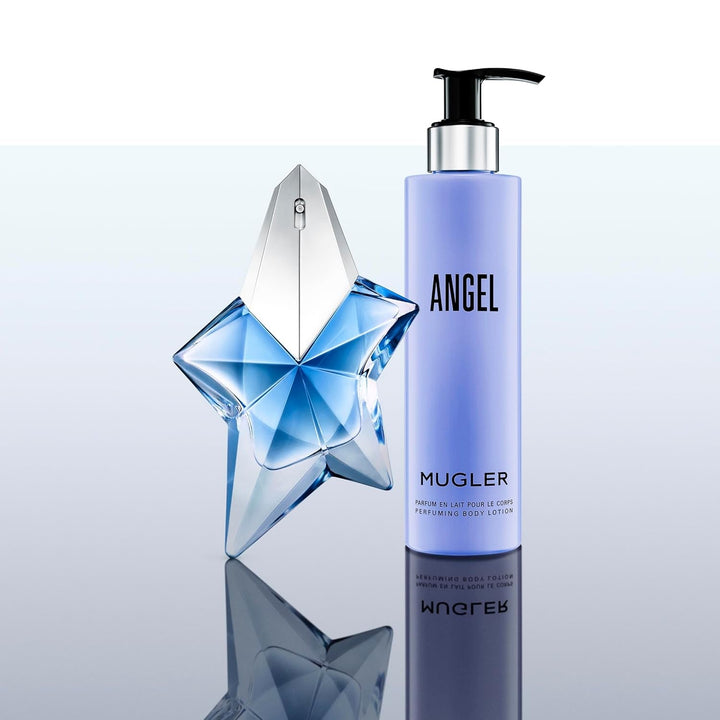 Loțiune de corp parfumată MUGLER Angel, Parfum pentru femei, Parfum gurmand cu gust de chihlimbar, Parfum fascinant, 200 ml
