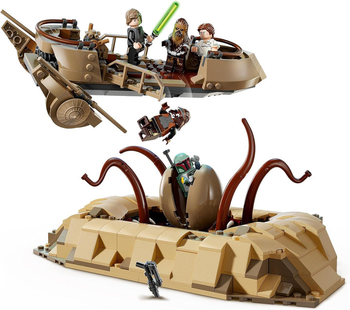 LEGO Star Wars: Întoarcerea lui Jedi Knight Desert Skiff și Sarlacc Pit, set fantezie de colecționat și construit, jucărie de construit, cadou pentru băieți, fete și toți fanii 75396 Seturi de constructie Besuche den LEGO-Store
