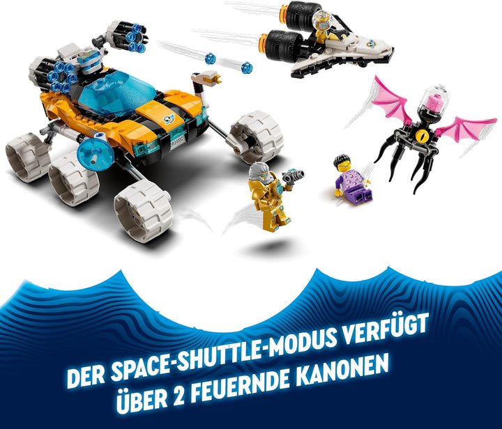 LEGO Dreamzzz 2-In-1 Mr Oz's Space Buggy, set cu mașină de jucărie sau navetă spațială, include minifigurinele Mr Oz, Albert și Jayden, cadou spațial pentru copii de peste 8 ani 71475 Seturi de constructie Besuche den LEGO-Store