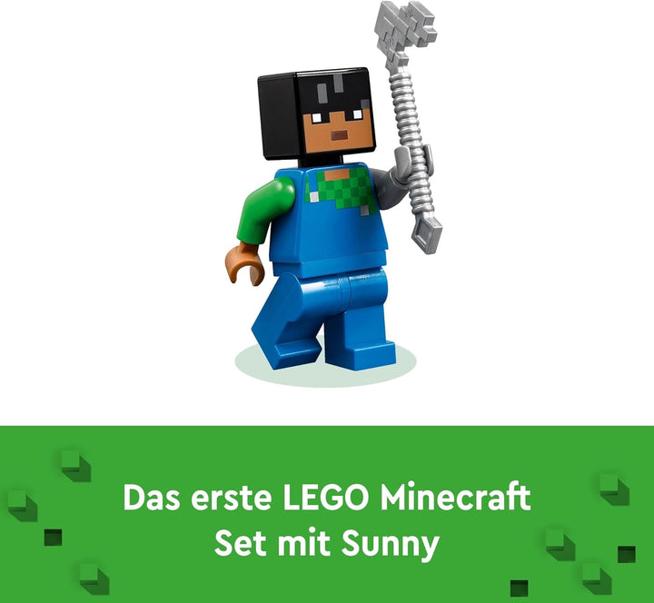 LEGO Minecraft Livada de cireși în floare, grădină de jucărie de explorat cu Sunny, Sniffer, Zombie și albine, cadou pentru gameri, pentru băieți și fete de la 8 ani 21260 Seturi de constructie Besuche den LEGO-Store