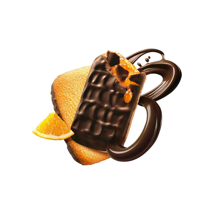 Bahlsen Messino Edelherb - 1 pachet - Aluat pufos cu umplutură de portocale și ciocolată neagră (1 x 125 g)