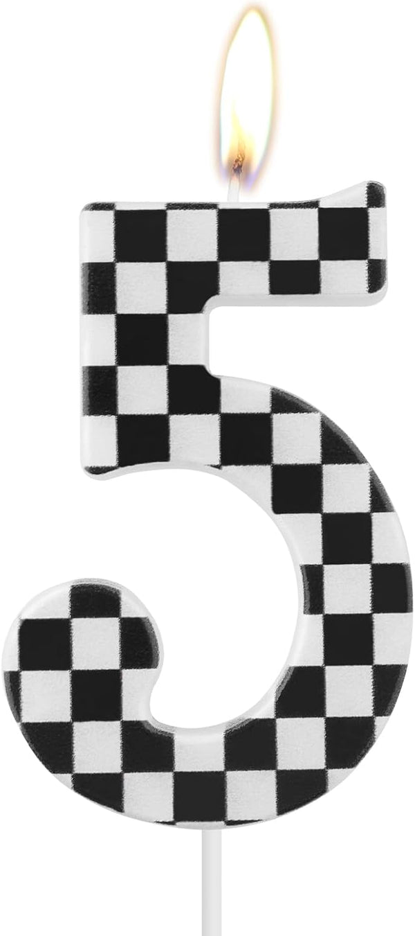 Narozeninová svíčka, číslo 5, 5,5 cm