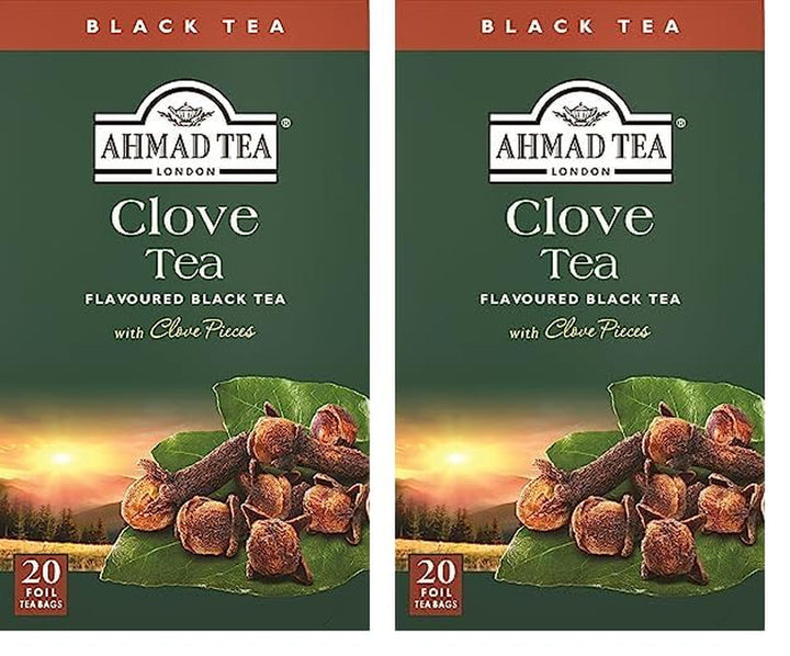 Ahmad Tea - Fruit Tea Selection - Sortiment de ceaiuri de fructe din ceai negru - Măr, piersică și fructul pasiunii, căpșuni, lămâie și lime - Ambalate individual și sigilate pentru păstrarea aromelor - 20 pliculețe de ceai cu bandă