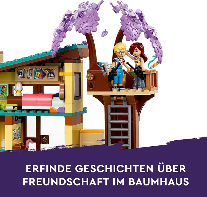 Casă de familie LEGO Friends Olly și Paisley, casă de păpuși cu figurine și accesorii, set cu casă cu două etaje și casă în copac, cadou creativ pentru fete și băieți cu vârsta de peste 7 ani 42620 Seturi de constructie Besuche den LEGO-Store
