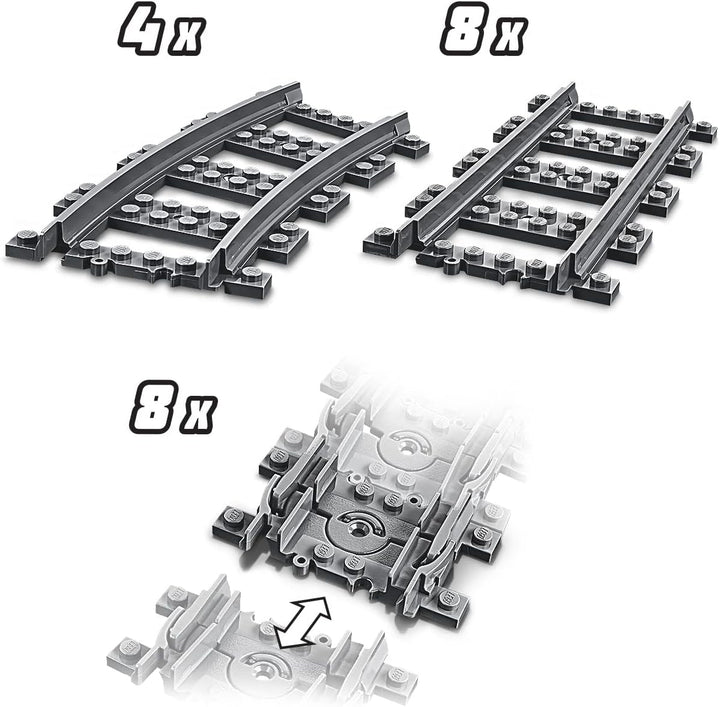 LEGO 60205 City Tracks, 20 piese, set de expansiune pentru copii, băieți și fete, set de jucării Seturi de constructie Besuche den LEGO-Store