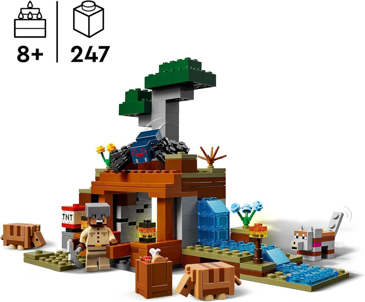 LEGO Minecraft Expediția la mina Dungeon, set cu minifigurine din jocul video, jucărie de construit cu personaje, cadou pentru băieți și fete de la 8 ani 21269 Seturi de constructie Besuche den LEGO-Store
