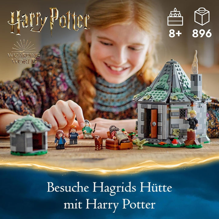 LEGO Harry Potter Hagrid's Hut: An Unexpected Visit Set Cu 5 Mini Figurine Și 2 Figurine Animale, Cadou Pentru Femei Și Bărbați, Jucărie De Aventură Magică, Set Fantasy 76428 Seturi de constructie Besuche den LEGO-Store