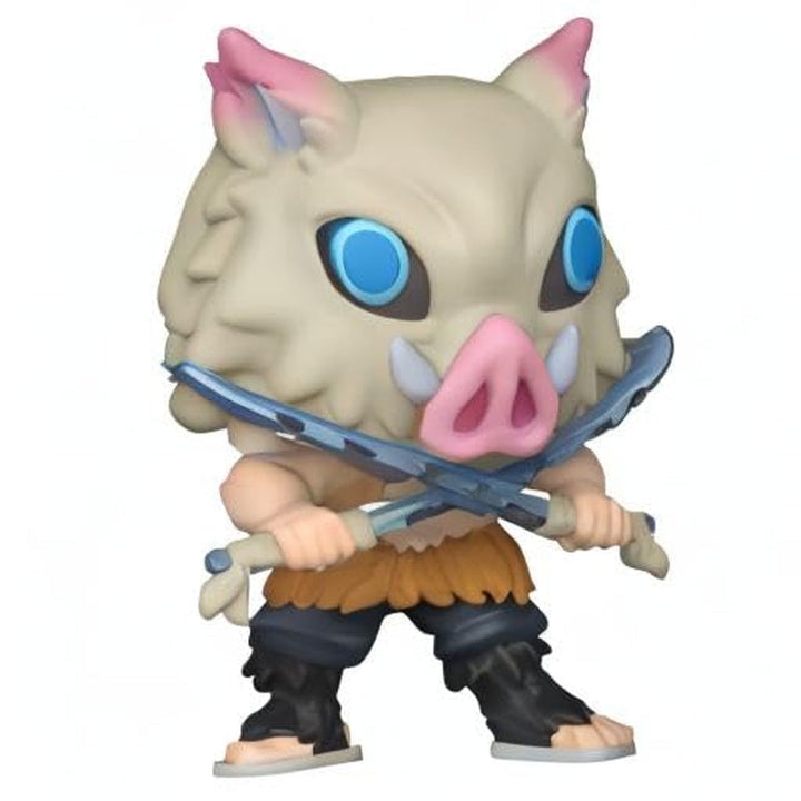 Funko Pop! Animation: Demon Slayer - Inosuke Hashibira - Figurină de colecție din vinil - Idee de cadou - Marfă oficială - Jucării pentru copii și adulți - Fanii anime - Figură model pentru colecționari Action figures Naty Shop