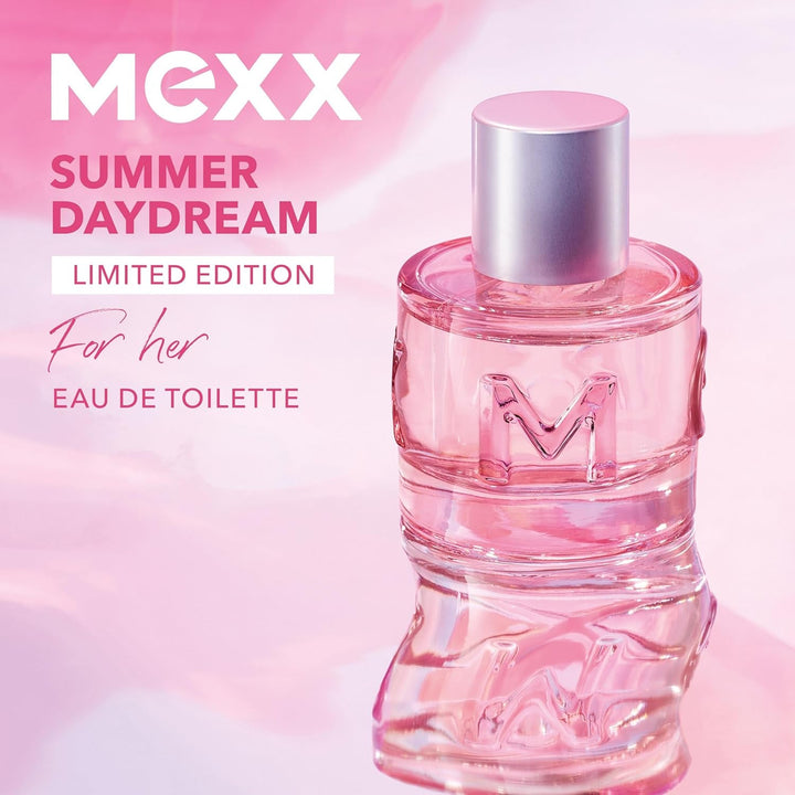 MEXX Summer Daydream for Her Eau De Toilette, Parfum Floral-Fructat pentru Femei, 20ml