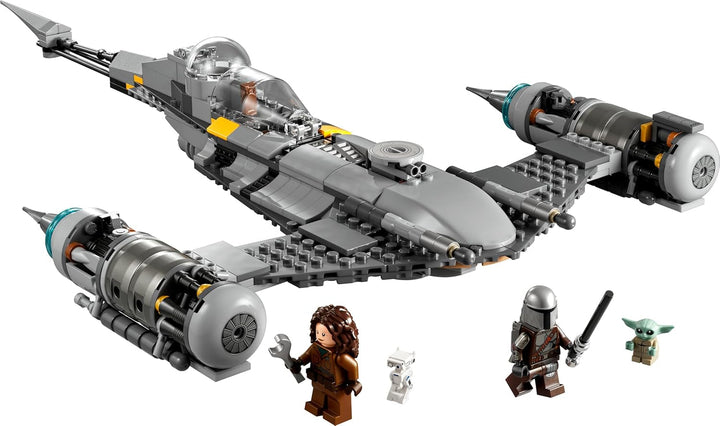 LEGO Star Wars Luptătorul Mandalorian N-1 din Cartea lui Boba Fett, jucărie construibilă cu navă spațială, set de 4 personaje, inclusiv figura Baby Yoda 75325 Seturi de constructie Besuche den LEGO-Store