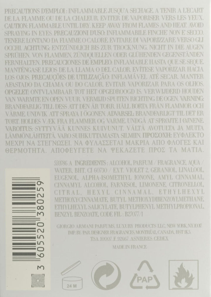 Emporio Armani Diamonds Woman Eau De Parfum Vapo 50 Ml