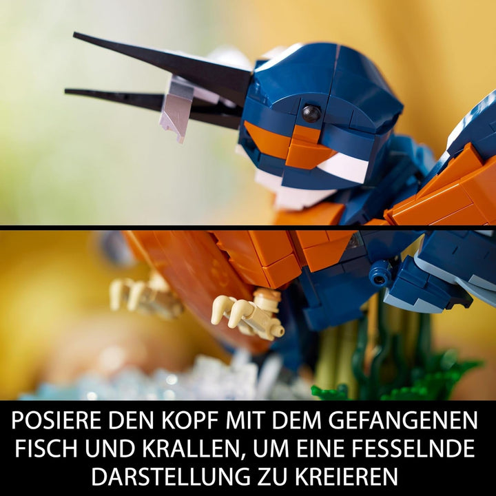 LEGO Icons Kingfisher Model Building Set pentru adulți, figură de pasăre pentru camera de zi sau birou, decorațiuni pentru casă și birou, cadou pentru iubitorii de păsări și ornitologi, femei și bărbați 10331 Seturi de constructie Besuche den LEGO-Store