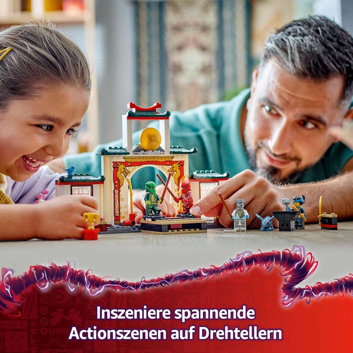 LEGO NINJAGO Spinjitzu Templul Ninja - Playset cu 4 minifigurine și 1 figurină dragon - Set de construcție - Cadou de Crăciun sau aniversare pentru băieți și fete de la 4 ani 71831 Seturi de constructie Besuche den LEGO-Store
