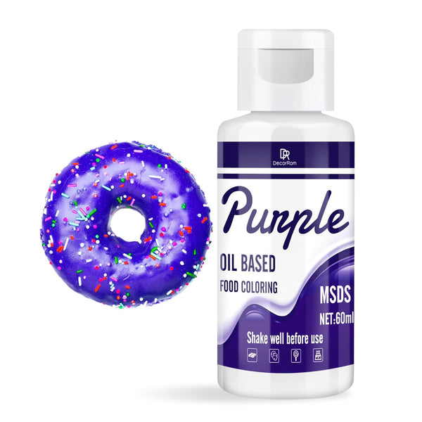 Colorant alimentar solubil în grăsimi pentru ciocolată, 60 ml, mov