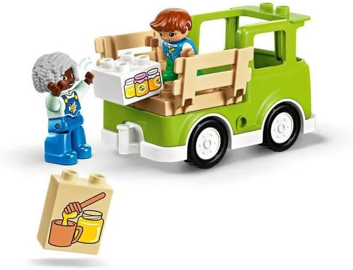 LEGO DUPLO Town Apicultură și stupi, jucărie educativă pentru copii mici cu 2 figuri și un camion mobil, set de construit și reconstruit, jucărie pentru copii mici de la 2 ani 10419 Seturi de constructie Besuche den LEGO-Store