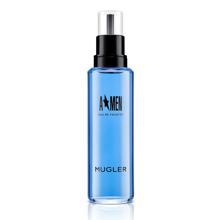 MUGLER A*Men, Apă de Toaletă, Parfum Bărbătesc, Aromă de Chihlimbar, Lemnoasă și Gourmand, Parfum pentru Bărbați, Reîncărcabil